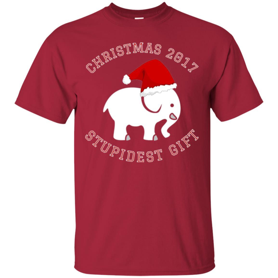 Elephant T-shirt Christmas 2017 T-shirt Cardinal