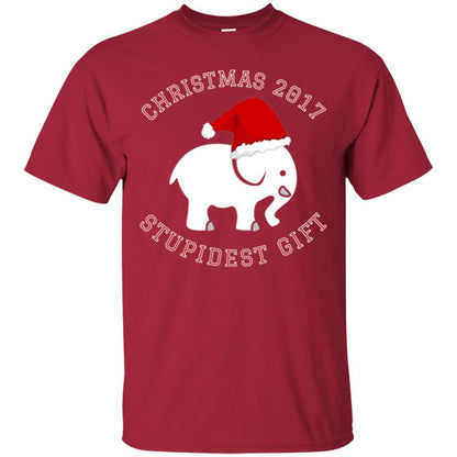Elephant T-shirt Christmas 2017 T-shirt Cardinal