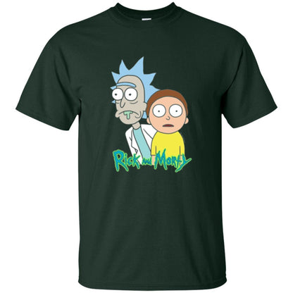 Film T-shirt Rick And Morty Stunned Forest Green