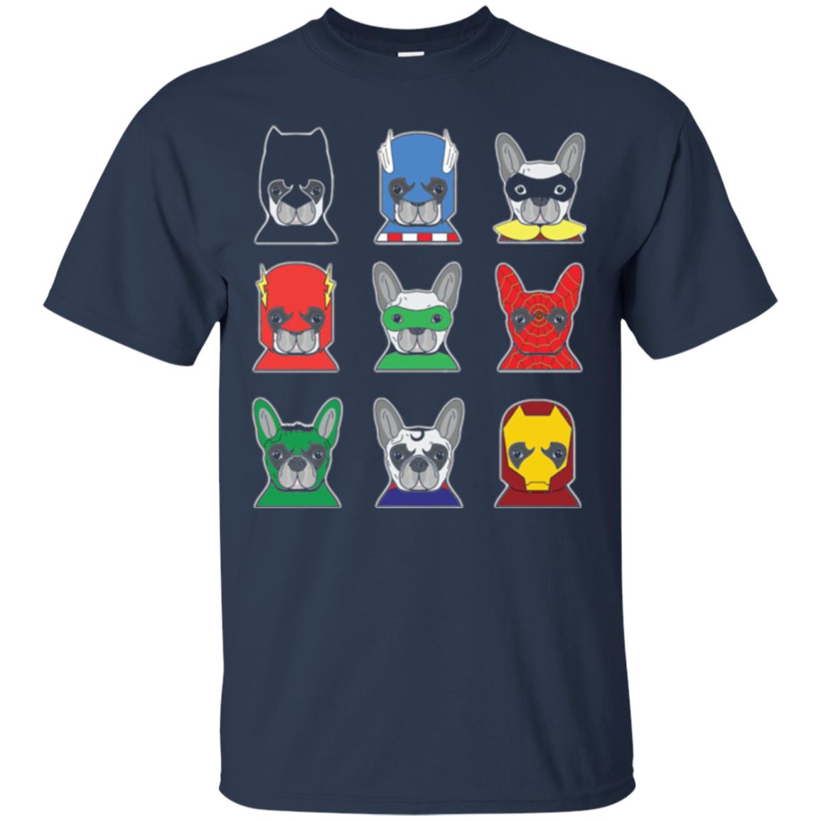 Dog Lover T Shirt Bulldog Bulldogs Heroes Navy