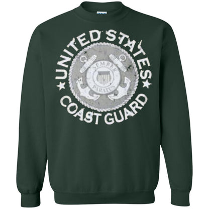United States Coast Guard T Shirt Forest Green