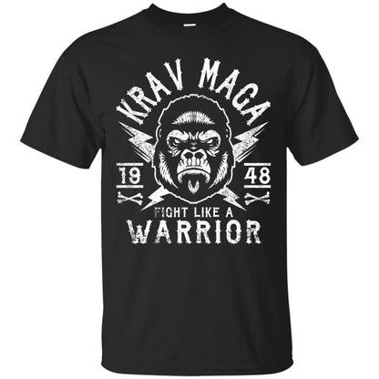 Krav Maga T-shirt Fight Like A Warrior Black