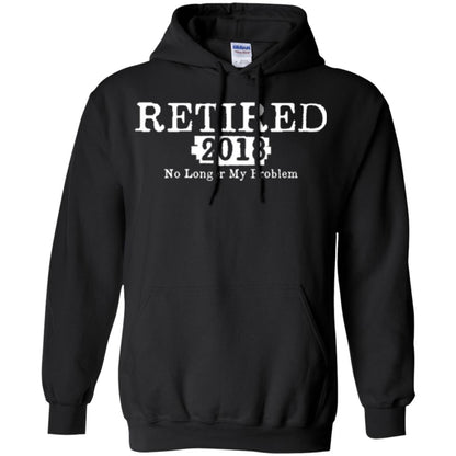 Retired T-shirt 2018 No Longer My Problem Black