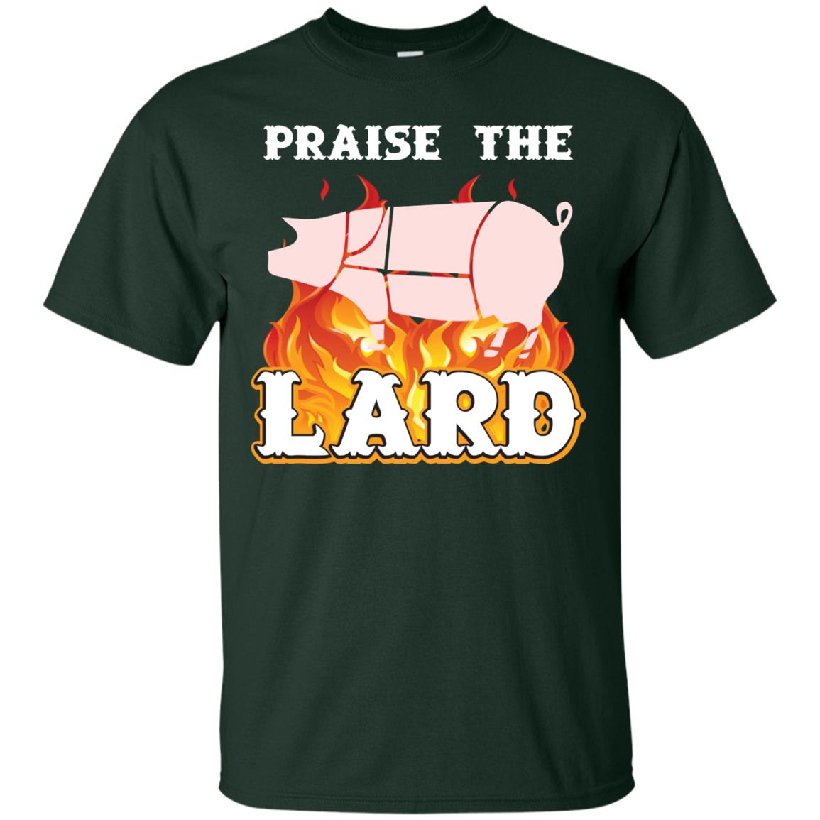 Praise The Lard Bbq Bacon T-shirt Forest