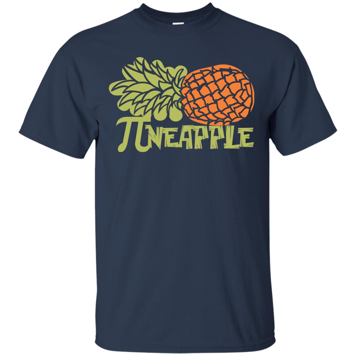 Cool Pineapple Pi Day T-shirt Navy