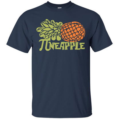 Cool Pineapple Pi Day T-shirt Navy