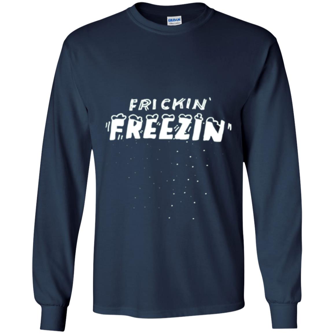 Funny Frickin_ Freezin_ T-shirt Navy