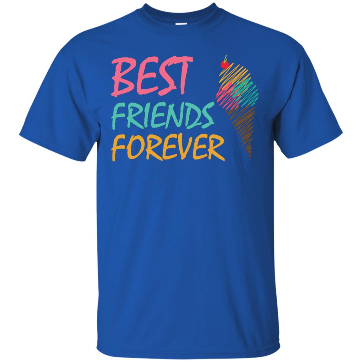 Best Friends Forever Ice Cream Lover T-shirt Royal