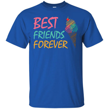Best Friends Forever Ice Cream Lover T-shirt Royal