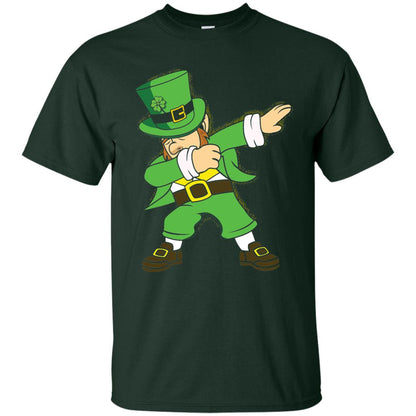Dabbing Leprechaun Irish Dab Dance St Patrick_s Day T-shirt Forest