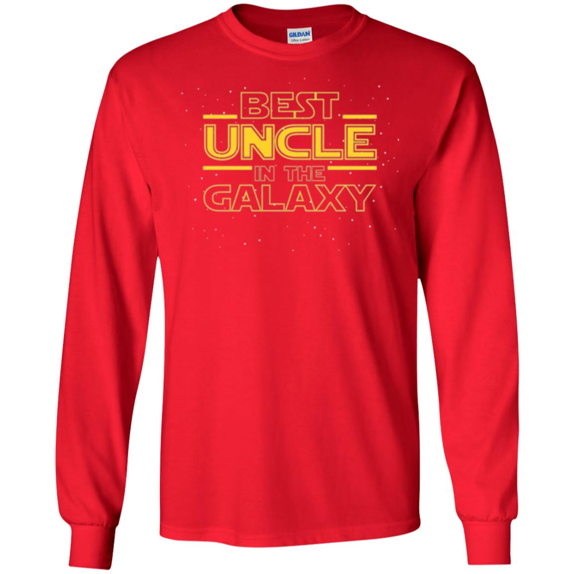 Uncle T-shirt Best Uncle In The Galaxyt-shirt Red