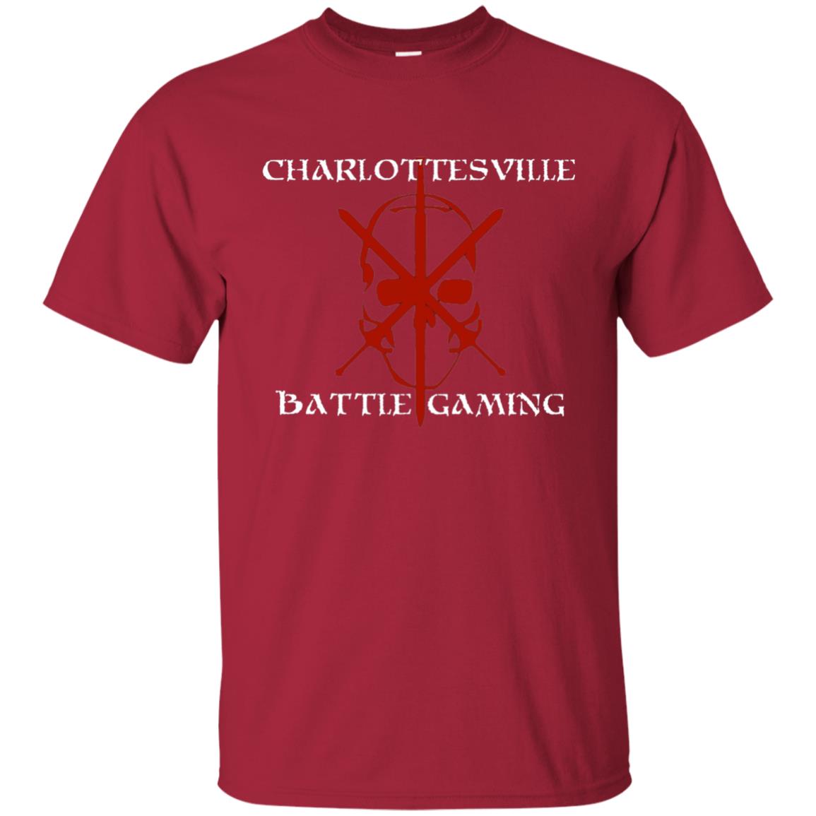 Charlottesville Battle Gaming Gamer T-shirt Cardinal