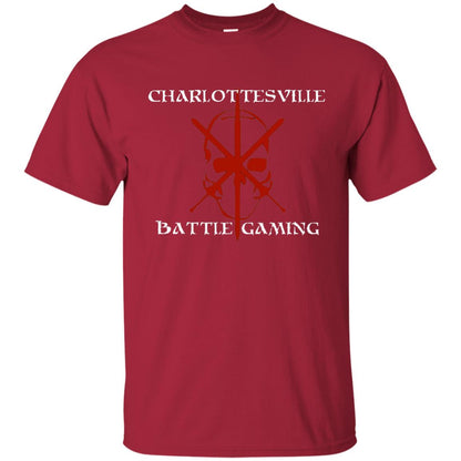 Charlottesville Battle Gaming Gamer T-shirt Cardinal