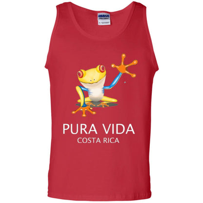 Tree Frog T-shirt Pura Vida Costa Rica T-shirt Red