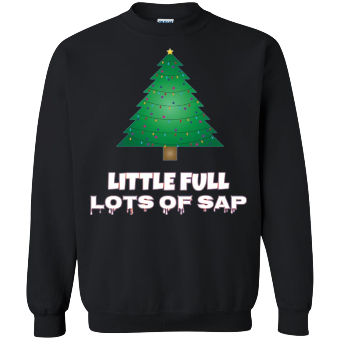 Christmas T-shirt Little Full Lots Of Sap Black