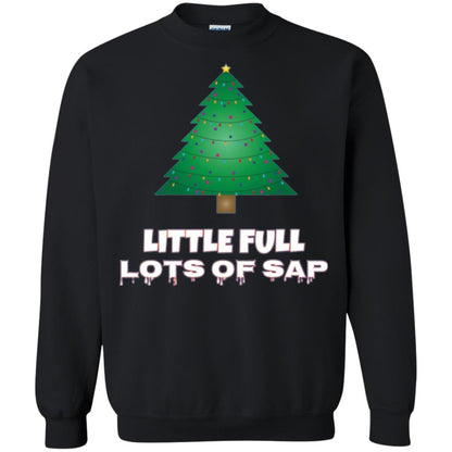 Christmas T-shirt Little Full Lots Of Sap Black