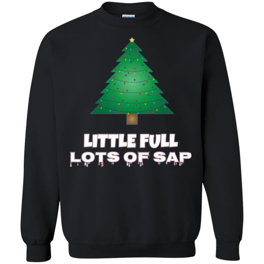 Christmas T-shirt Little Full Lots Of Sap Black