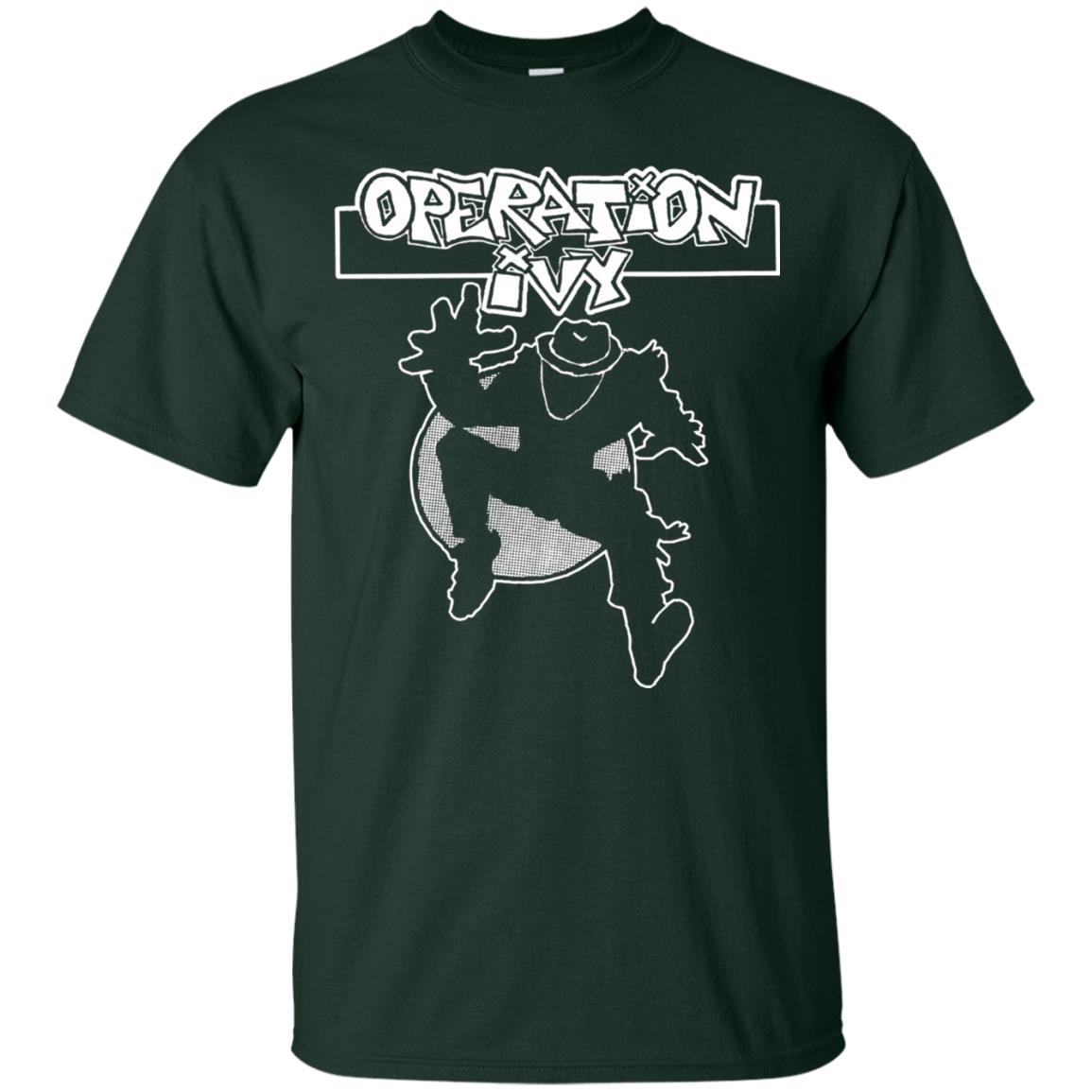 Operation Ivy Logo T-shirt Ska Man Guy Forest