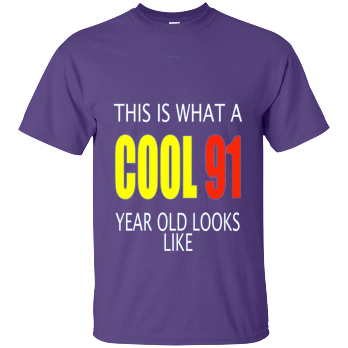 Cool 91 Years Old Birthday Gifts This Is What A Cool 91 Purple