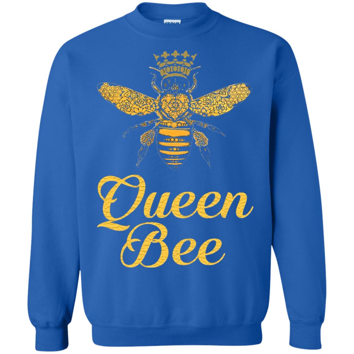 Bee Lover T-shirt Queen Bee Crown T-shirt Royal