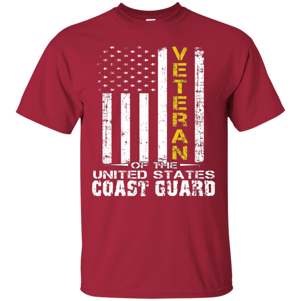 Veteran Of The United States Us Coast Guard Shirt Cardinal