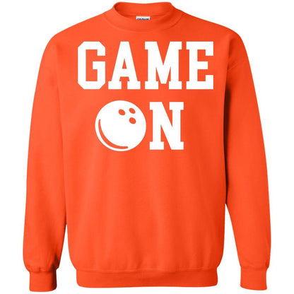 Bowler T-shirt Game On Bowling T-shirt Orange