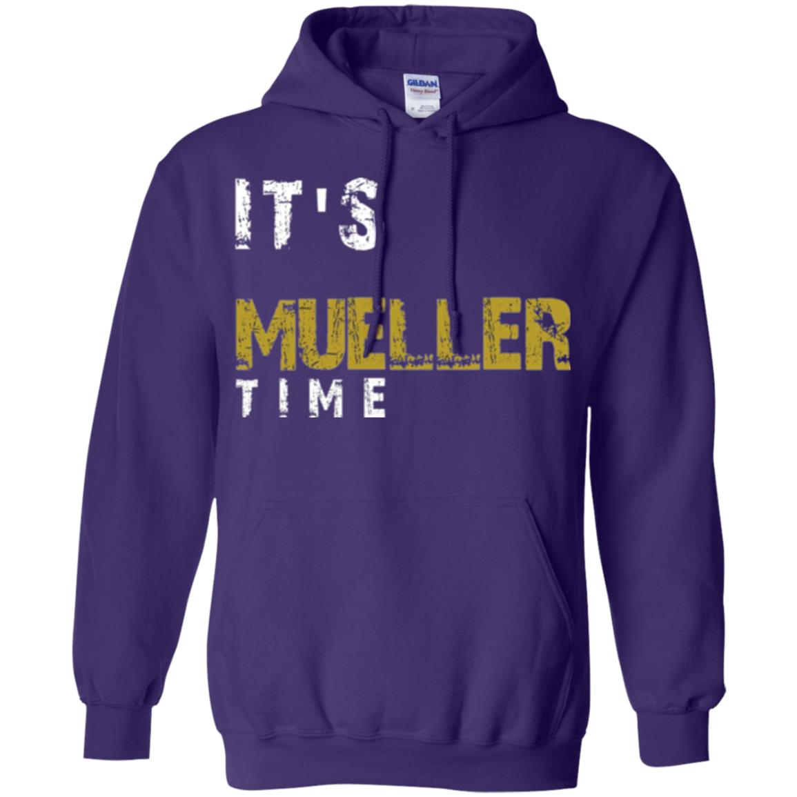 Anti Trump Resist T-shirt It_s Mueller Time Purple