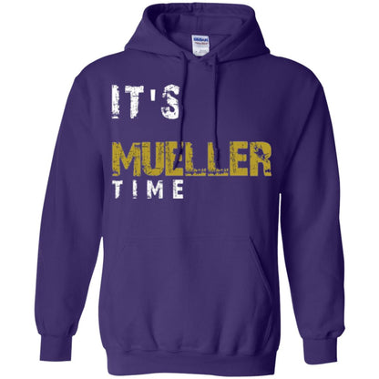 Anti Trump Resist T-shirt It_s Mueller Time Purple