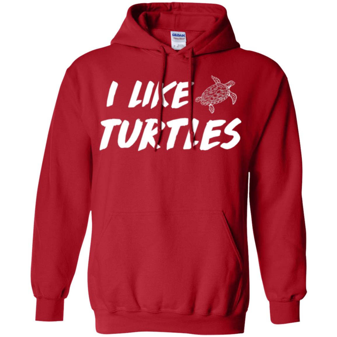 I Like Turtles T-shirt Red