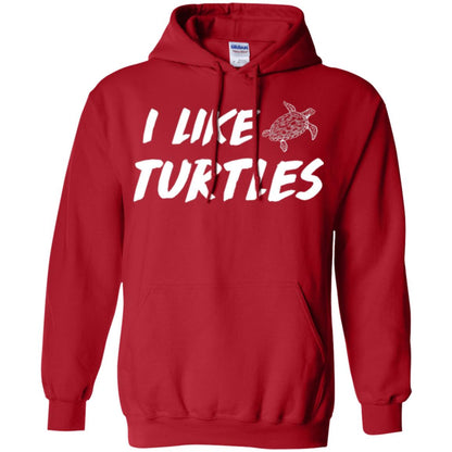 I Like Turtles T-shirt Red