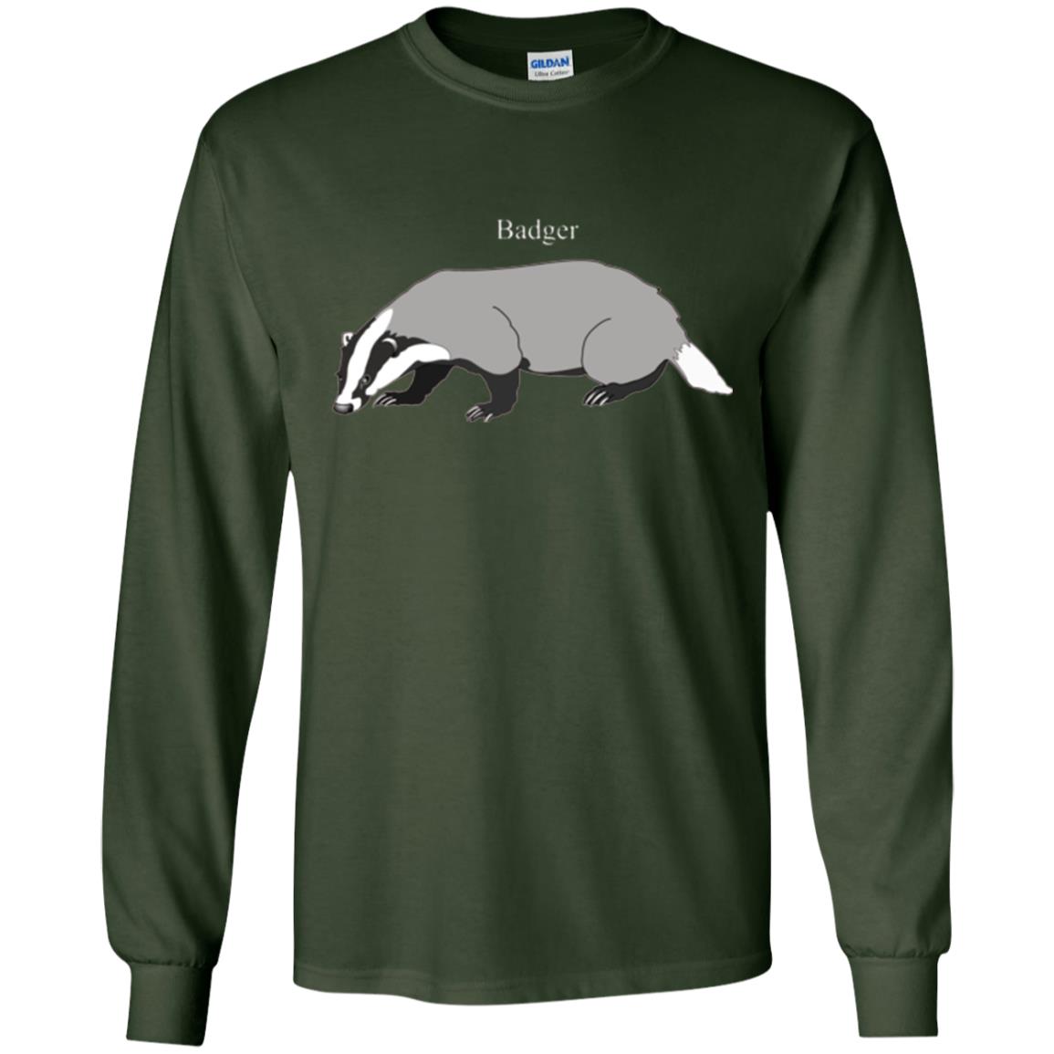 Fierce Badger T-shirt Forest Green