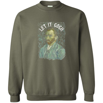 Artist T-shirt Vincent Van Let It Gogh Military Green