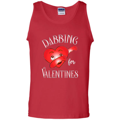 Valentines Day T-shirt Dabbing Heart T-shirt Red
