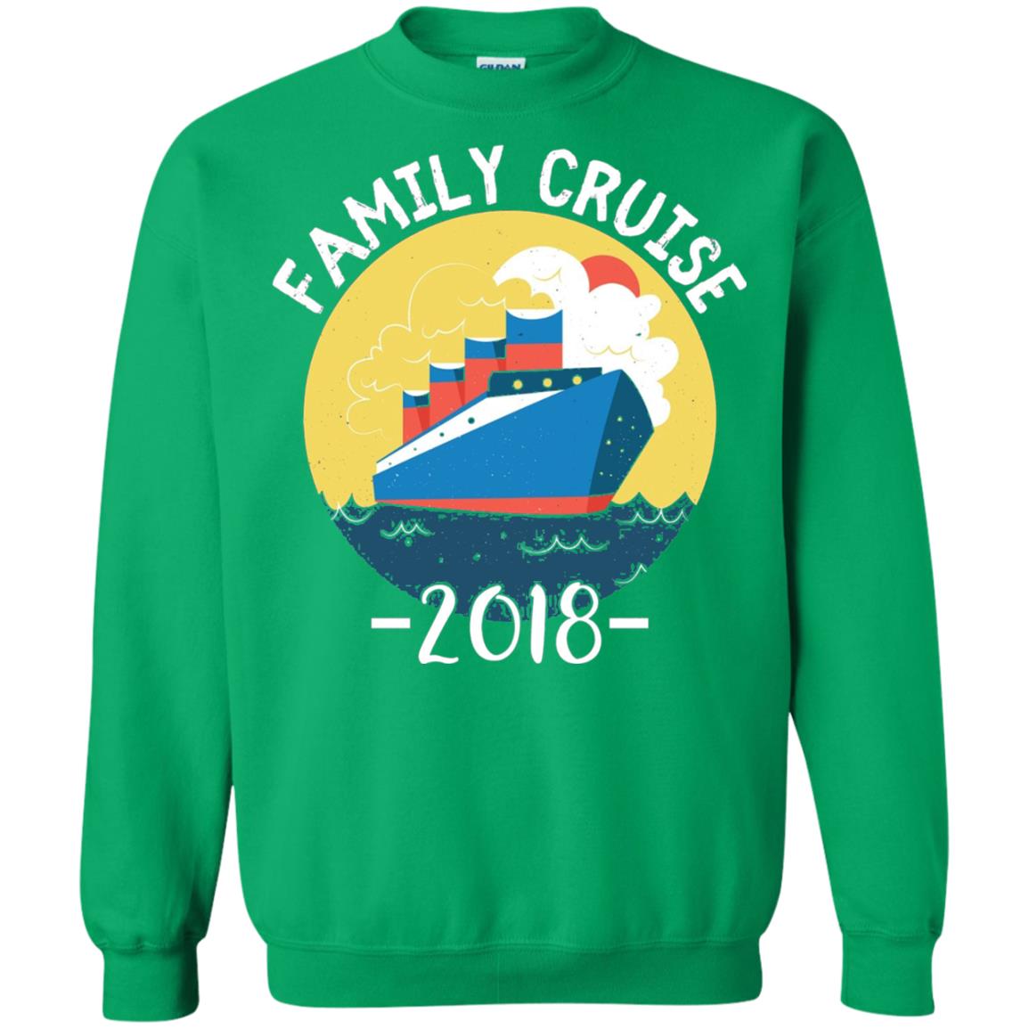 Summer Holiday T-shirt Family Cruise 2018 Irish Green