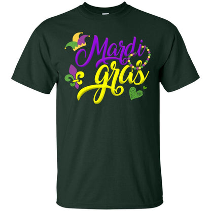 Mardi Gras 2018 T-shirt Forest Green
