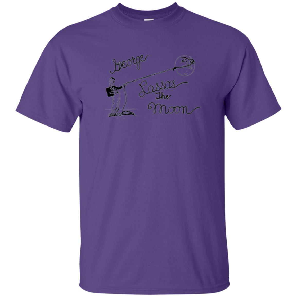 Film T-shirt It's A Wonderful Life George Lassos The Moon Purple