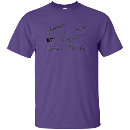 Film T-shirt It's A Wonderful Life George Lassos The Moon Purple