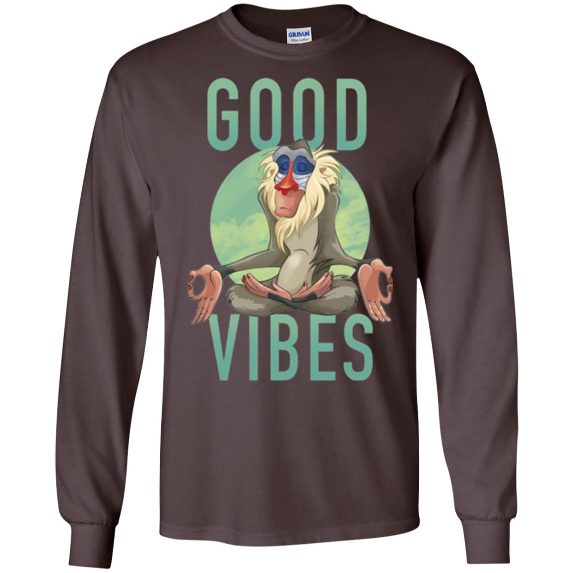 Rafiki Meditate Good Vibes T-shirt Dark Chocolate