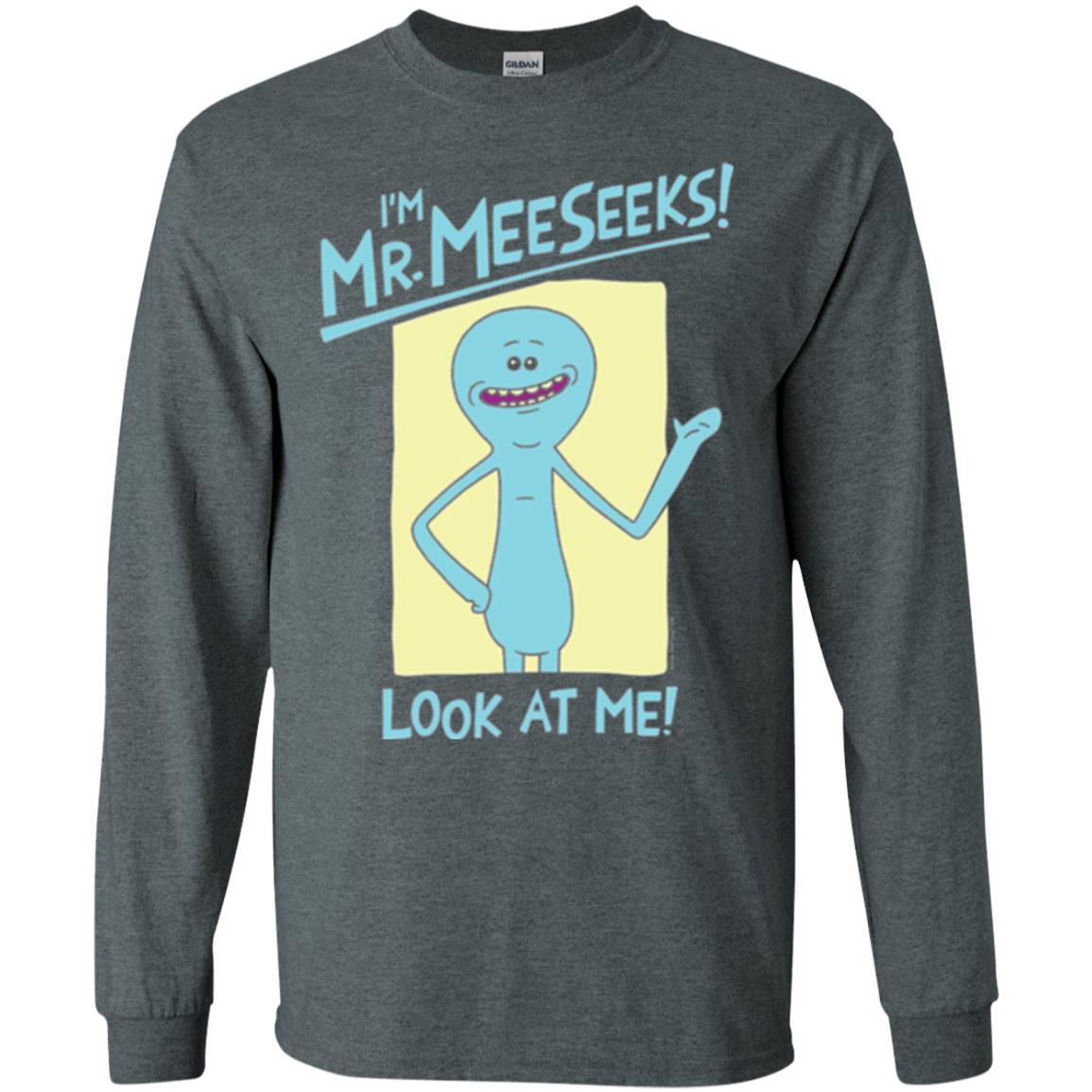 Film T-shirt I'm Mr. Meeseeks Look At Me Dark Heather