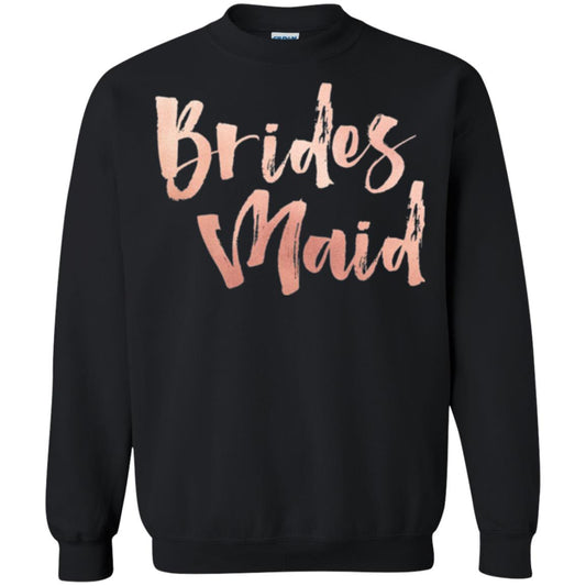 Bridal Shower Wedding Party Bridesmaid T-shirt Black