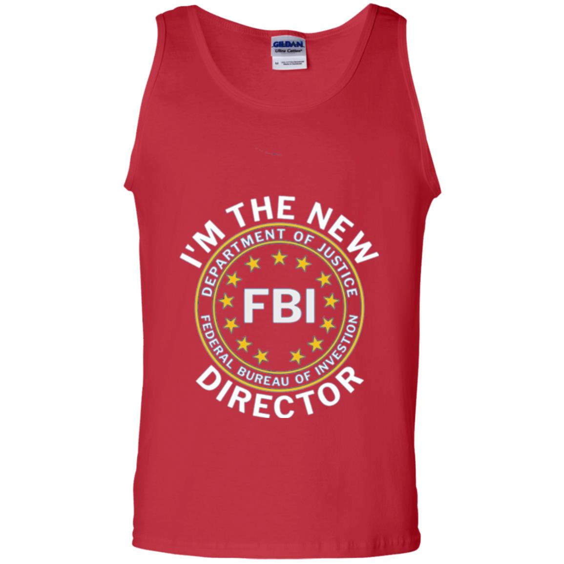 I Am The New Fbi Director With Emblem T-shirt Red