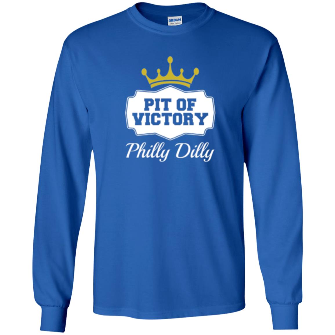 Football Lover T-shirt Philly Dilly Pit Of Victory T-shirt Royal