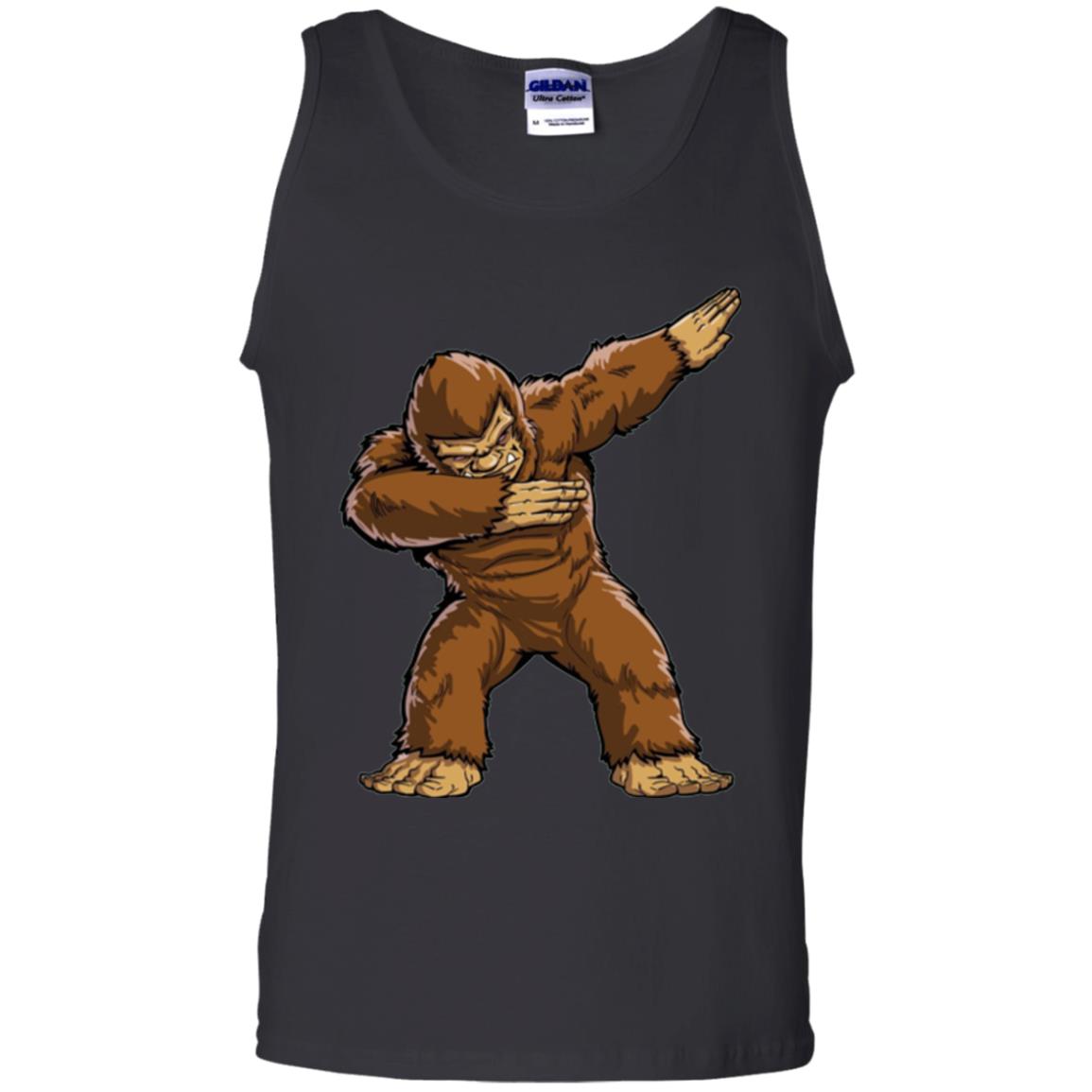 Monkey T-shirt Bigfoot Sasquatch Dabbing Black