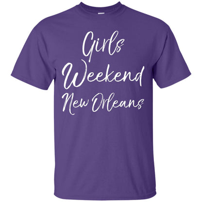 Girls Weekend New Orleans Gift Shirt For Cute Ladies Trip Party Purple