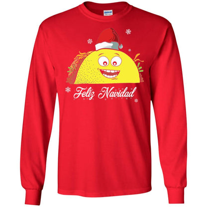 Christmas T-shirt Taco Feliz Navidad Red
