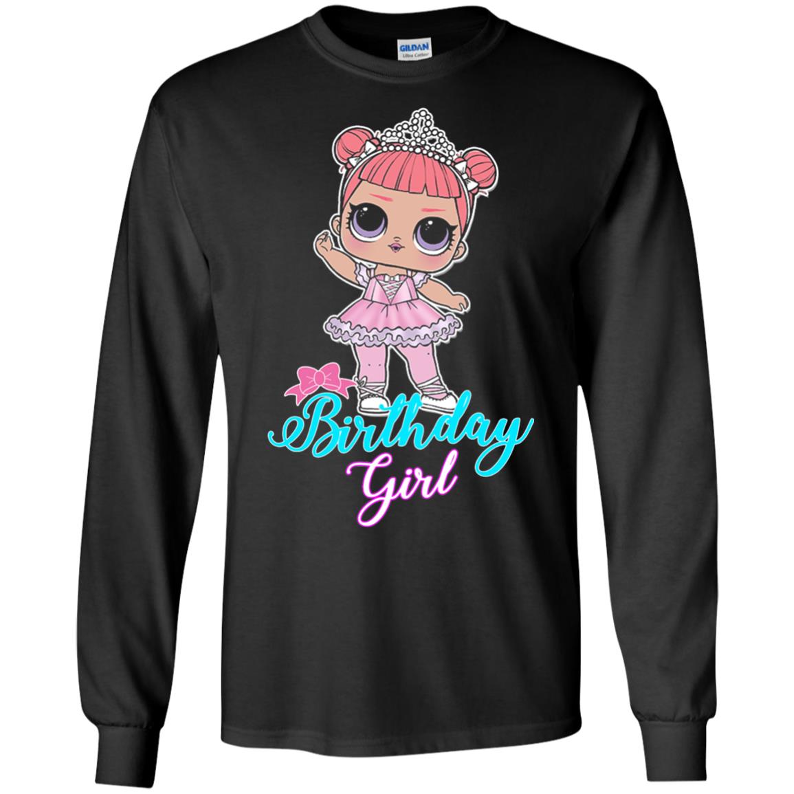 Doll Birthday Girl #squadgoals T-shirt Black