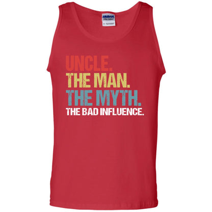 Uncle The Man The Myth The Bad Influence Shirt Red
