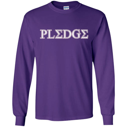 College Greek Life Pledge Fraternity Sorority Rush T-shirt Purple
