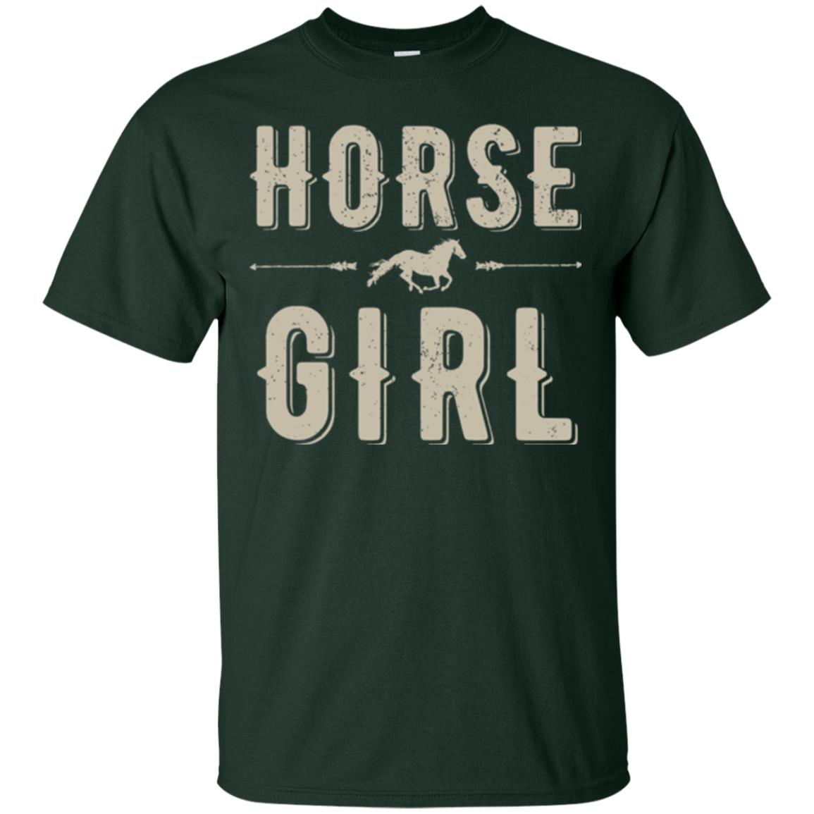 Horse Girl T-shirt Forest Green