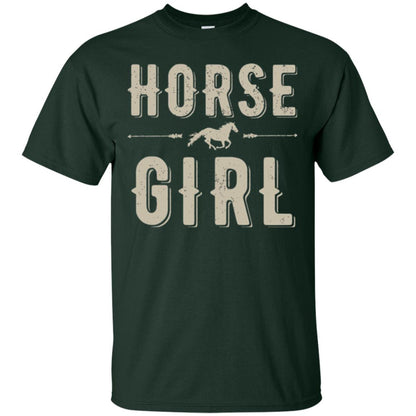 Horse Girl T-shirt Forest Green